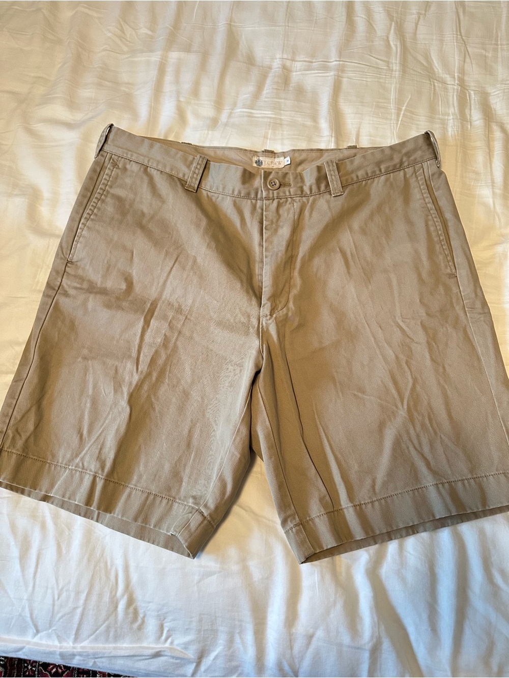 Men's JCrew Tan Cotton Shorts